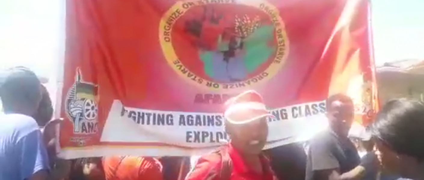 AFADWU members striking over wage and better conditions of employment